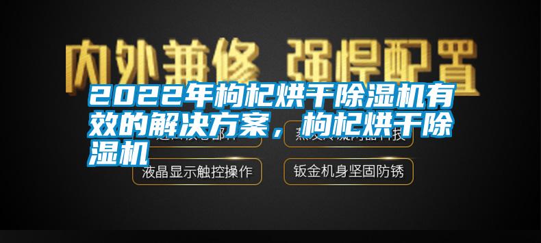 2022年枸杞烘干除濕機有效的解決方案，枸杞烘干除濕機