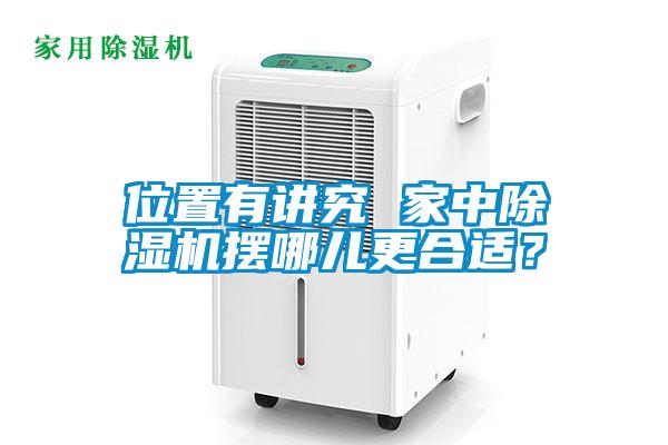 位置有講究 家中除濕機(jī)擺哪兒更合適？