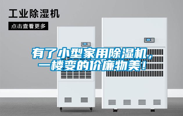有了小型家用除濕機，一樓變的價廉物美！