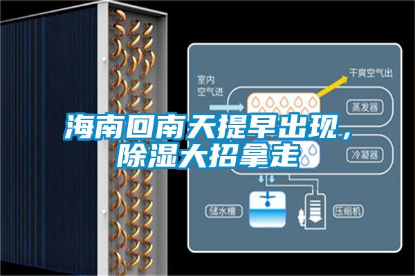 海南回南天提早出現(xiàn)，除濕大招拿走