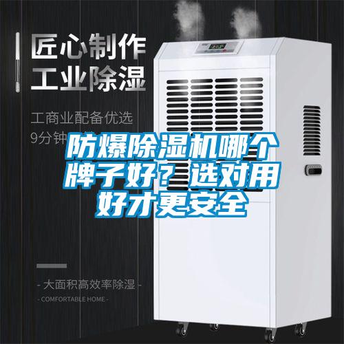 防爆除濕機哪個牌子好？選對用好才更安全