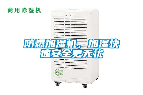 防爆加濕機(jī)，加濕快速安全更無憂