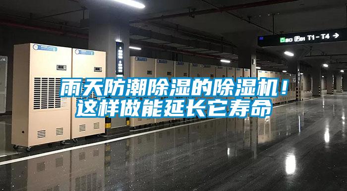 雨天防潮除濕的除濕機(jī)！這樣做能延長(zhǎng)它壽命