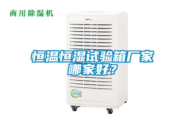 恒溫恒濕試驗(yàn)箱廠家哪家好？