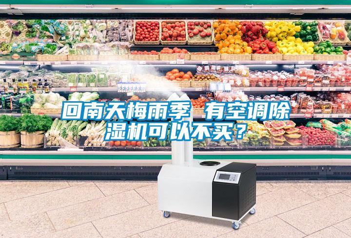 回南天梅雨季 有空調(diào)除濕機(jī)可以不買(mǎi)？