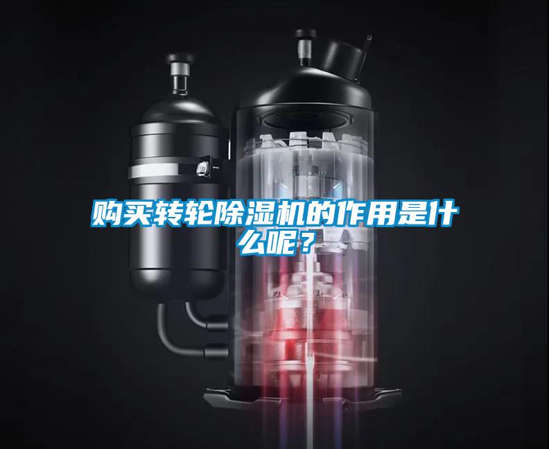 購買轉(zhuǎn)輪除濕機的作用是什么呢？