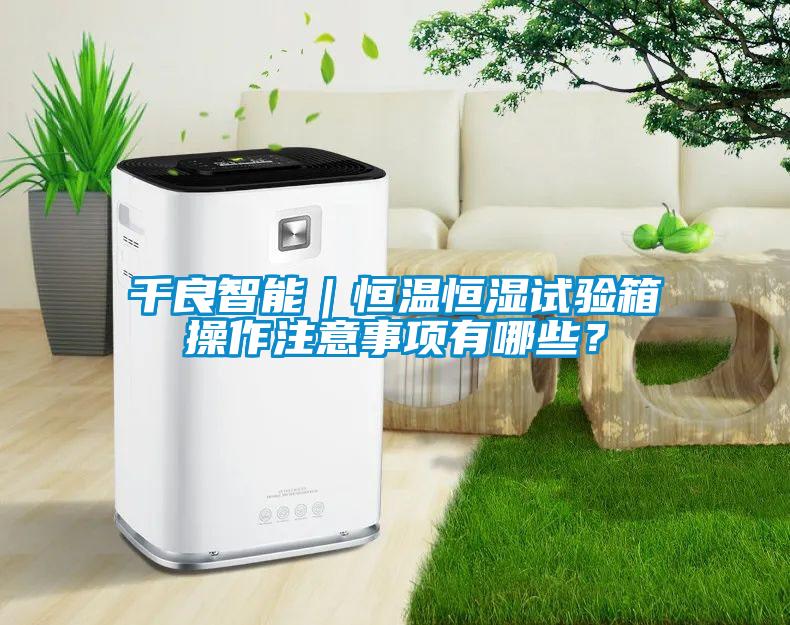 千良智能｜恒溫恒濕試驗(yàn)箱操作注意事項(xiàng)有哪些？