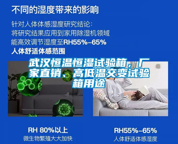 武漢恒溫恒濕試驗(yàn)箱，廠家直銷、高低溫交變試驗(yàn)箱用途