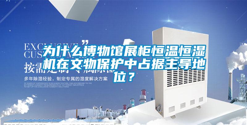 為什么博物館展柜恒溫恒濕機(jī)在文物保護(hù)中占據(jù)主導(dǎo)地位？