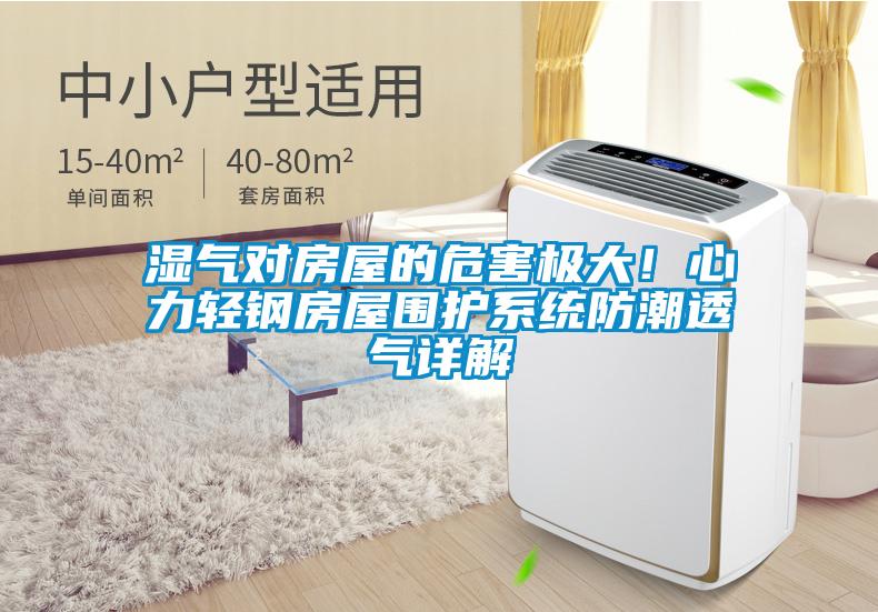 濕氣對房屋的危害極大！心力輕鋼房屋圍護(hù)系統(tǒng)防潮透氣詳解