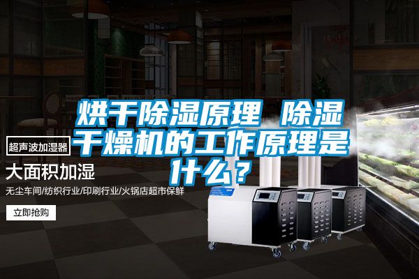 烘干除濕原理 除濕干燥機的工作原理是什么？