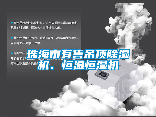 珠海市有售吊頂除濕機、恒溫恒濕機