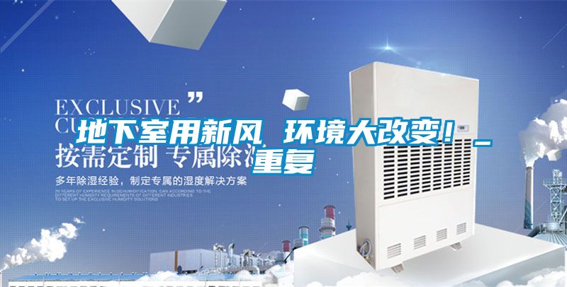 地下室用新風(fēng) 環(huán)境大改變！_重復(fù)