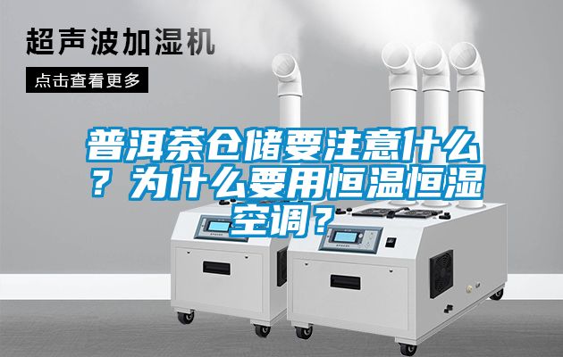 普洱茶倉儲要注意什么？為什么要用恒溫恒濕空調(diào)？