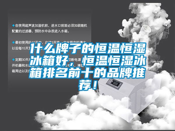 什么牌子的恒溫恒濕冰箱好，恒溫恒濕冰箱排名前十的品牌推薦！