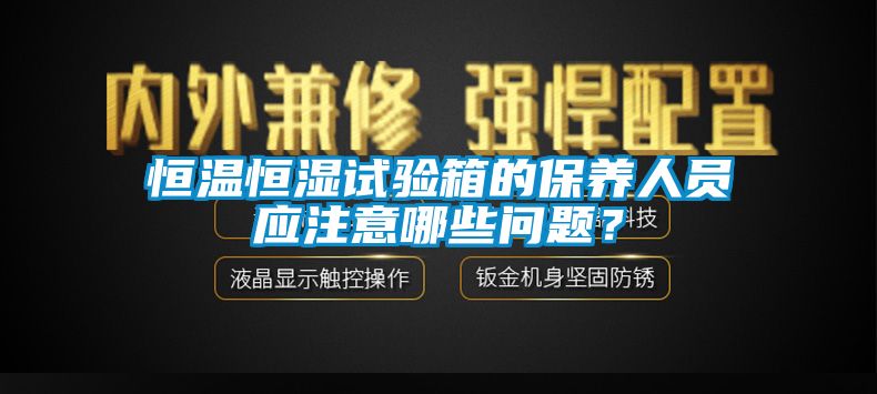 恒溫恒濕試驗箱的保養(yǎng)人員應(yīng)注意哪些問題？